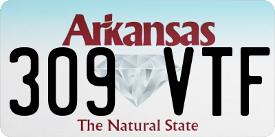 AR license plate 309VTF