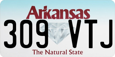 AR license plate 309VTJ