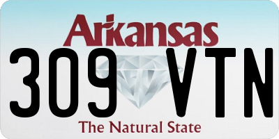 AR license plate 309VTN