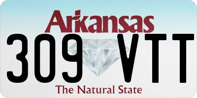 AR license plate 309VTT