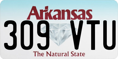 AR license plate 309VTU