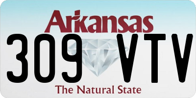 AR license plate 309VTV