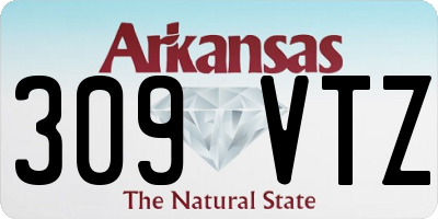 AR license plate 309VTZ