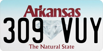 AR license plate 309VUY