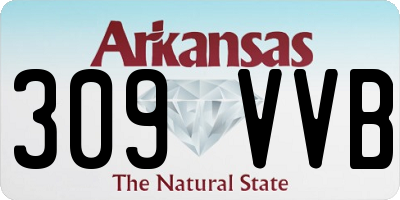 AR license plate 309VVB