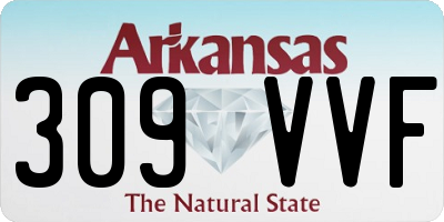 AR license plate 309VVF