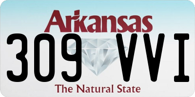 AR license plate 309VVI