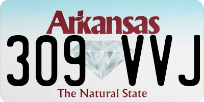 AR license plate 309VVJ