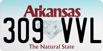 AR license plate 309VVL