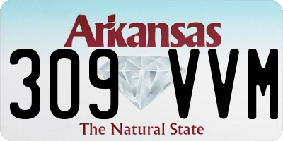 AR license plate 309VVM