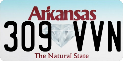 AR license plate 309VVN