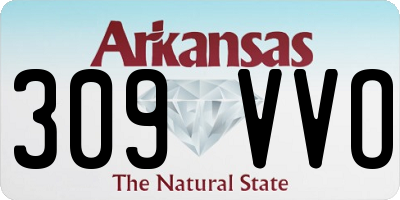 AR license plate 309VVO