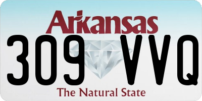 AR license plate 309VVQ
