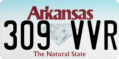 AR license plate 309VVR