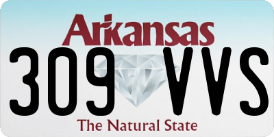 AR license plate 309VVS