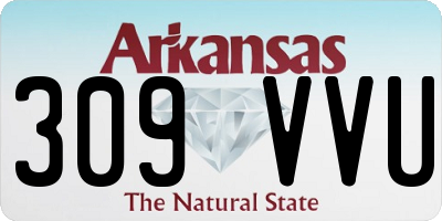 AR license plate 309VVU
