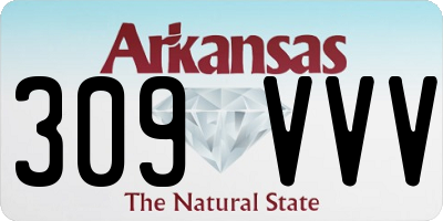 AR license plate 309VVV