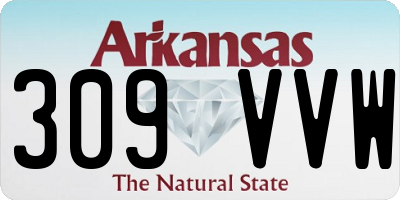 AR license plate 309VVW