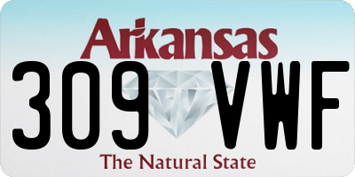 AR license plate 309VWF