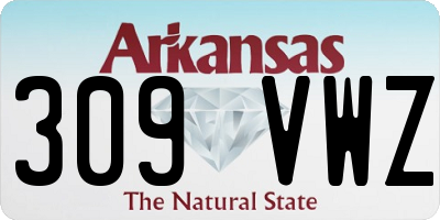 AR license plate 309VWZ