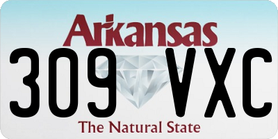 AR license plate 309VXC