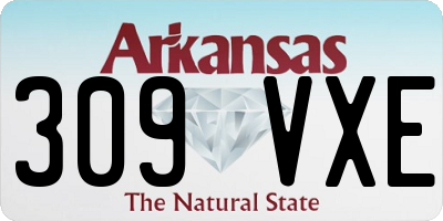 AR license plate 309VXE