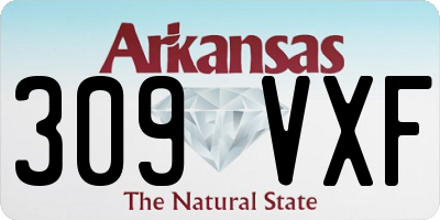 AR license plate 309VXF