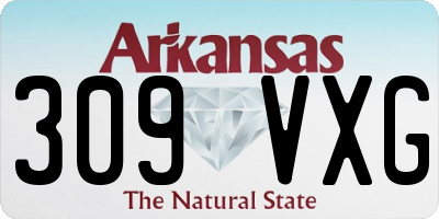 AR license plate 309VXG
