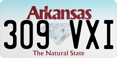 AR license plate 309VXI