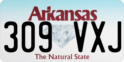 AR license plate 309VXJ