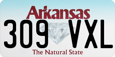 AR license plate 309VXL