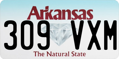 AR license plate 309VXM