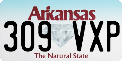 AR license plate 309VXP