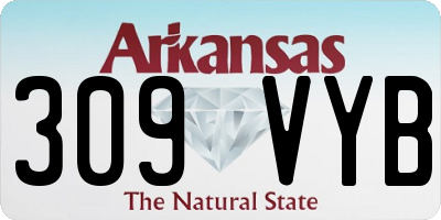 AR license plate 309VYB