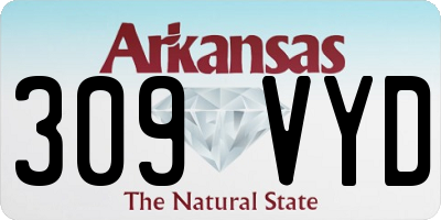 AR license plate 309VYD