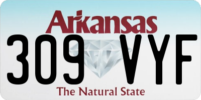 AR license plate 309VYF