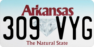 AR license plate 309VYG