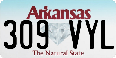 AR license plate 309VYL
