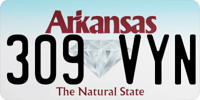 AR license plate 309VYN