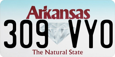AR license plate 309VYO