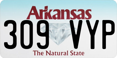 AR license plate 309VYP