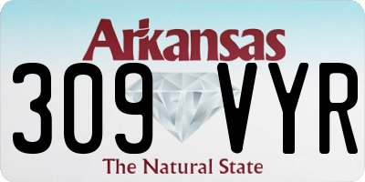 AR license plate 309VYR