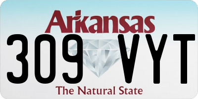 AR license plate 309VYT