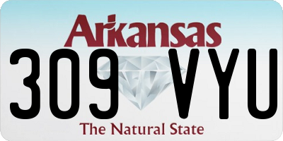 AR license plate 309VYU