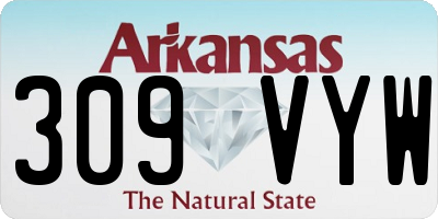 AR license plate 309VYW