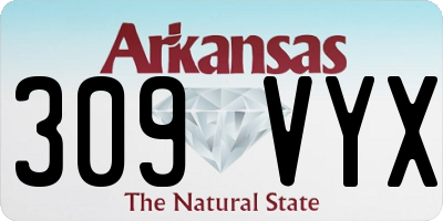 AR license plate 309VYX