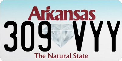 AR license plate 309VYY