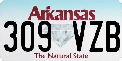 AR license plate 309VZB