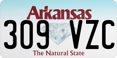 AR license plate 309VZC
