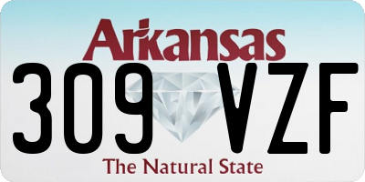 AR license plate 309VZF